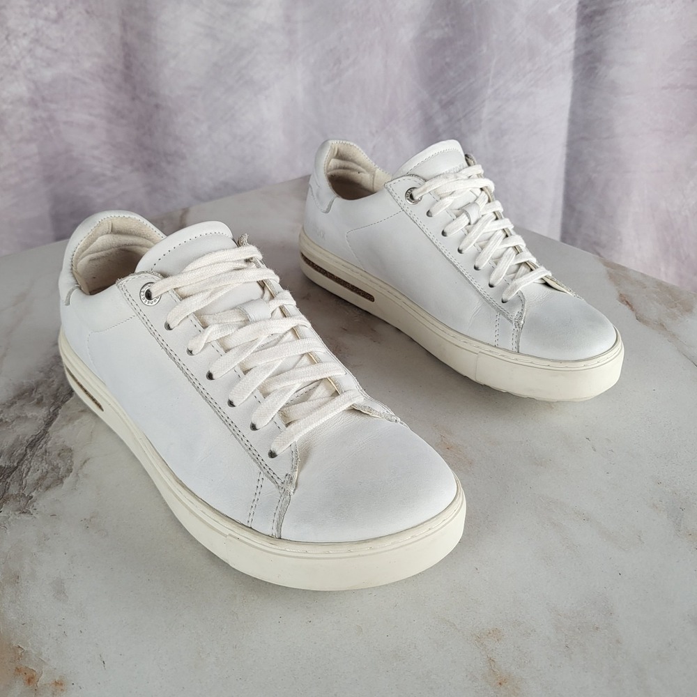 Birkenstock Bend Low Size 37/6 Women's White Leather Sneakers